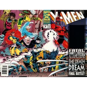 X-Men #25 Newsstand Hologram Cover (1991-2001) Marvel Comics